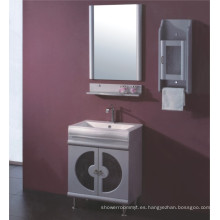 Muebles de cristal del gabinete de cuarto de baño del PVC (B-515)